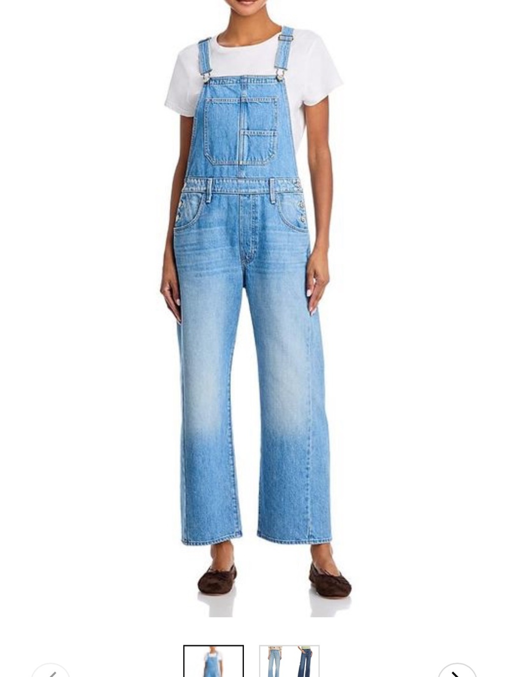 Mother Denim Half Pipe Overalls NWT size M